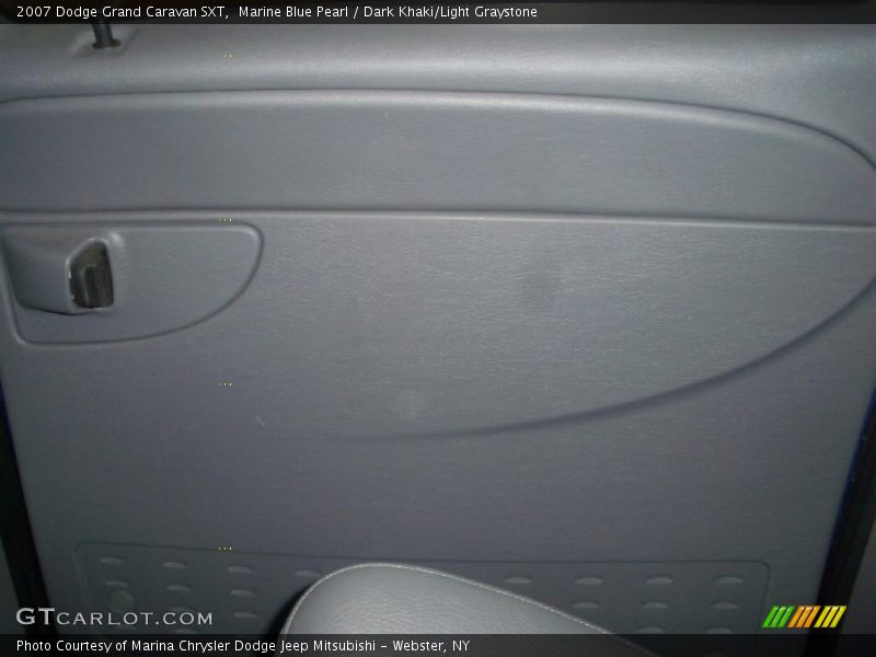 Marine Blue Pearl / Dark Khaki/Light Graystone 2007 Dodge Grand Caravan SXT