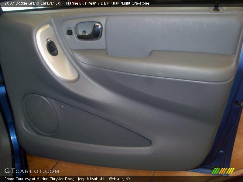 Marine Blue Pearl / Dark Khaki/Light Graystone 2007 Dodge Grand Caravan SXT