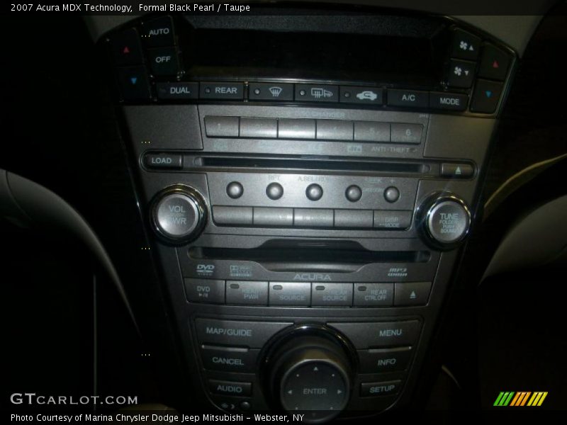Formal Black Pearl / Taupe 2007 Acura MDX Technology