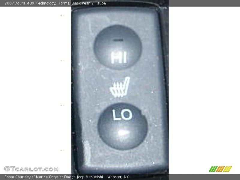 Formal Black Pearl / Taupe 2007 Acura MDX Technology