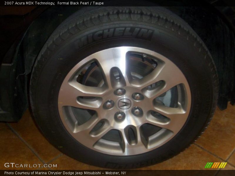 Formal Black Pearl / Taupe 2007 Acura MDX Technology