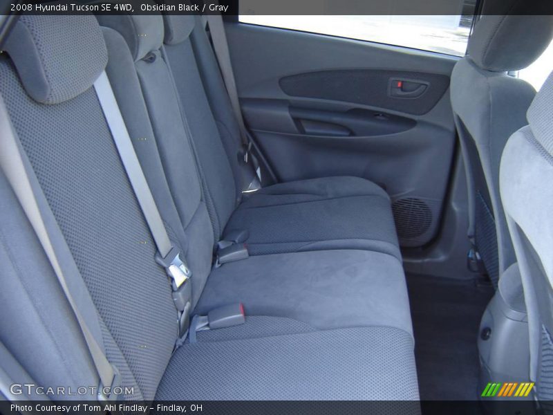Obsidian Black / Gray 2008 Hyundai Tucson SE 4WD