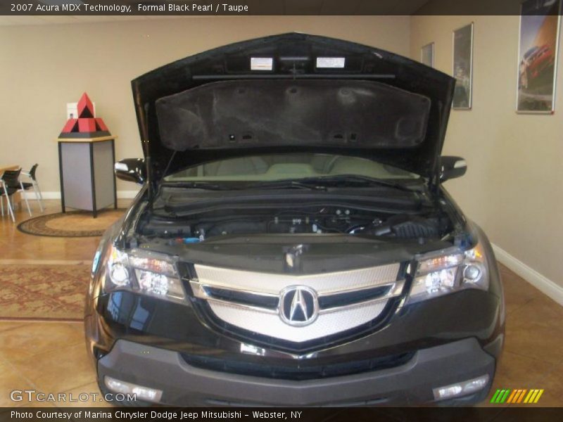 Formal Black Pearl / Taupe 2007 Acura MDX Technology
