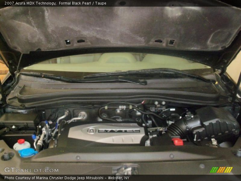 Formal Black Pearl / Taupe 2007 Acura MDX Technology