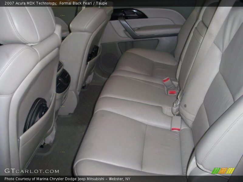 Formal Black Pearl / Taupe 2007 Acura MDX Technology