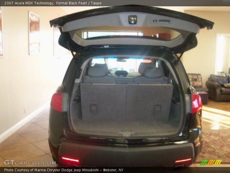 Formal Black Pearl / Taupe 2007 Acura MDX Technology