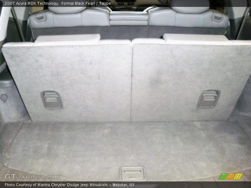 Formal Black Pearl / Taupe 2007 Acura MDX Technology