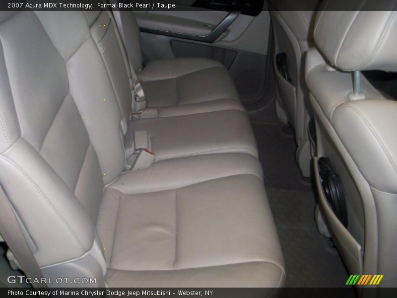 Formal Black Pearl / Taupe 2007 Acura MDX Technology