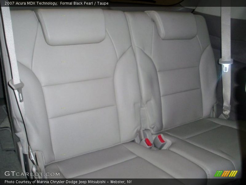 Formal Black Pearl / Taupe 2007 Acura MDX Technology