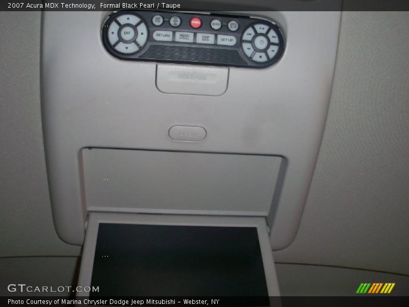 Formal Black Pearl / Taupe 2007 Acura MDX Technology
