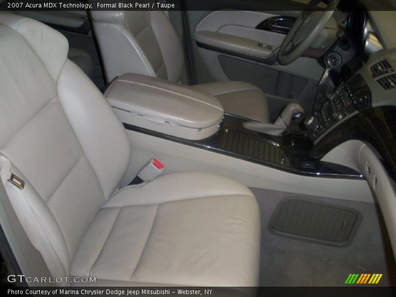 Formal Black Pearl / Taupe 2007 Acura MDX Technology