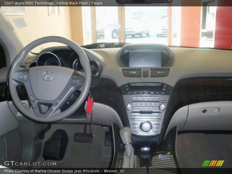 Formal Black Pearl / Taupe 2007 Acura MDX Technology