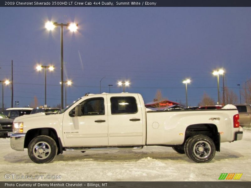  2009 Silverado 3500HD LT Crew Cab 4x4 Dually Summit White