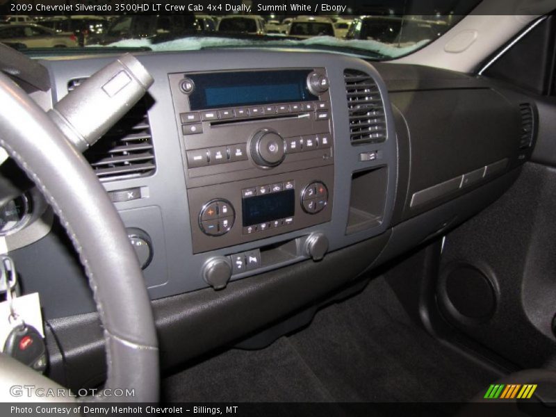 Summit White / Ebony 2009 Chevrolet Silverado 3500HD LT Crew Cab 4x4 Dually