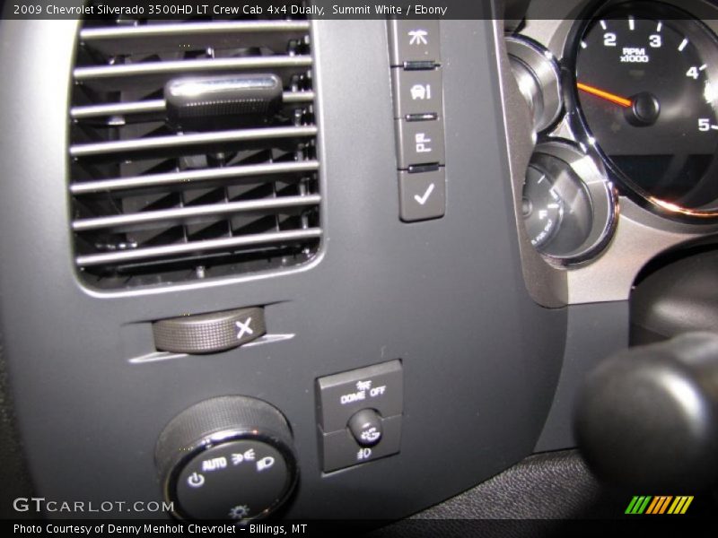 Summit White / Ebony 2009 Chevrolet Silverado 3500HD LT Crew Cab 4x4 Dually