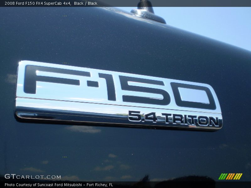 Black / Black 2008 Ford F150 FX4 SuperCab 4x4