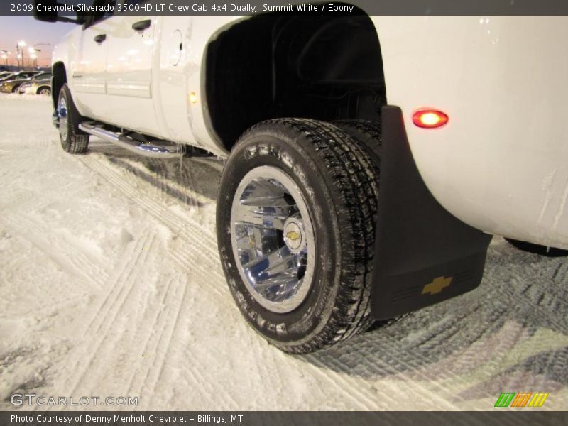 Summit White / Ebony 2009 Chevrolet Silverado 3500HD LT Crew Cab 4x4 Dually