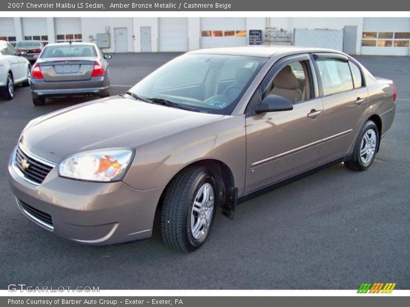 Amber Bronze Metallic / Cashmere Beige 2007 Chevrolet Malibu LS Sedan