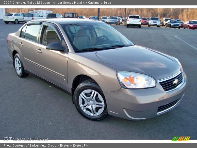 Amber Bronze Metallic / Cashmere Beige 2007 Chevrolet Malibu LS Sedan