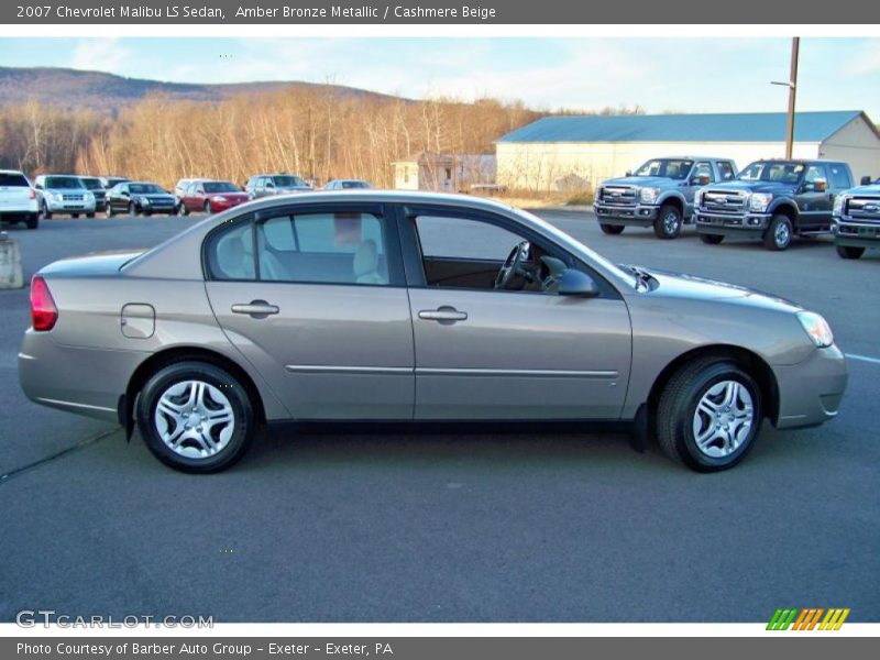 Amber Bronze Metallic / Cashmere Beige 2007 Chevrolet Malibu LS Sedan