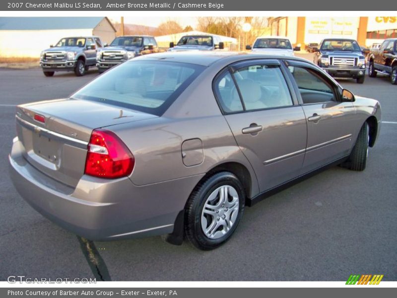 Amber Bronze Metallic / Cashmere Beige 2007 Chevrolet Malibu LS Sedan
