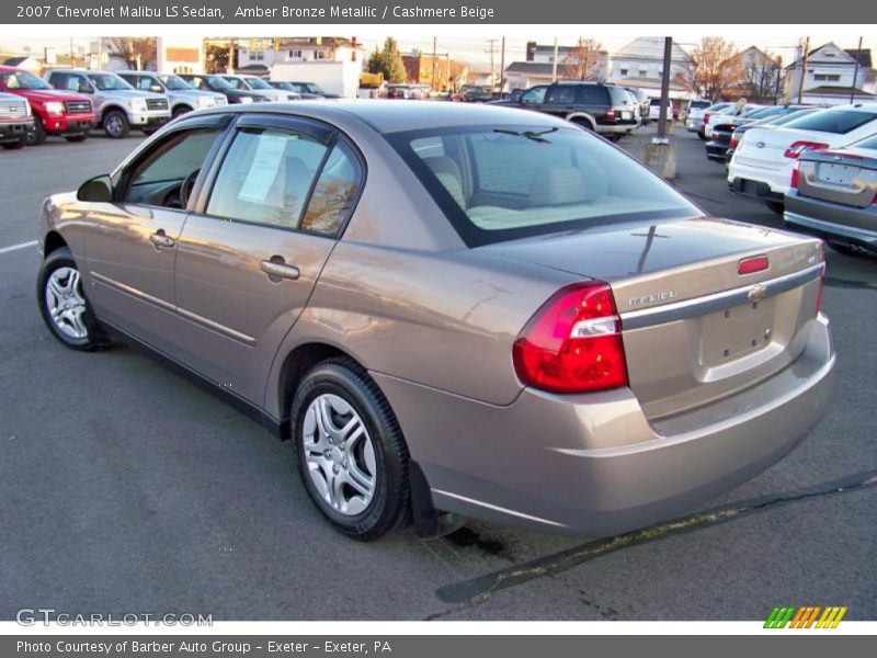 Amber Bronze Metallic / Cashmere Beige 2007 Chevrolet Malibu LS Sedan