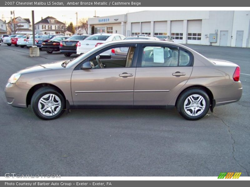 Amber Bronze Metallic / Cashmere Beige 2007 Chevrolet Malibu LS Sedan