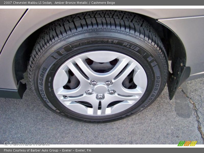 Amber Bronze Metallic / Cashmere Beige 2007 Chevrolet Malibu LS Sedan