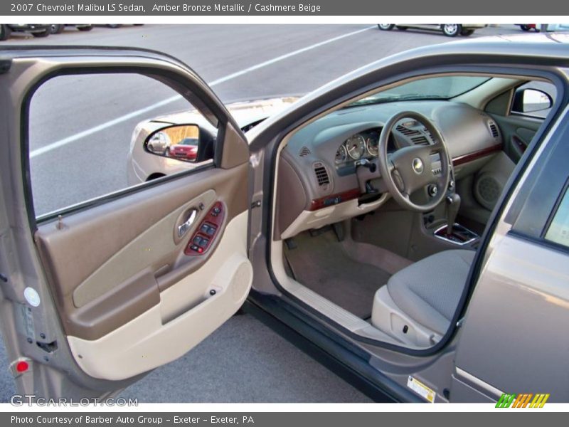 Amber Bronze Metallic / Cashmere Beige 2007 Chevrolet Malibu LS Sedan