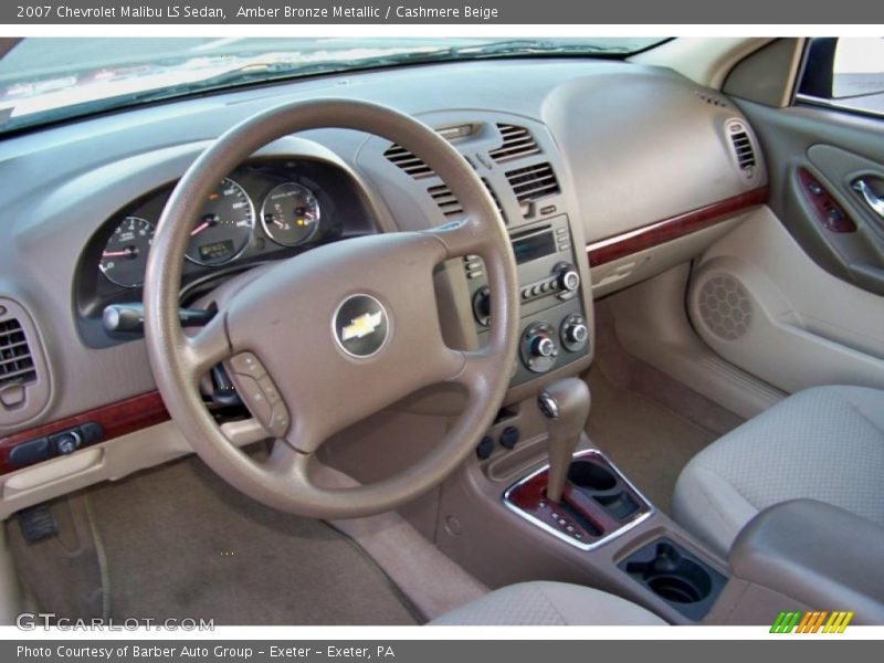 Amber Bronze Metallic / Cashmere Beige 2007 Chevrolet Malibu LS Sedan