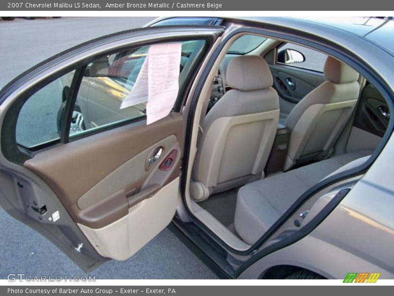 Amber Bronze Metallic / Cashmere Beige 2007 Chevrolet Malibu LS Sedan