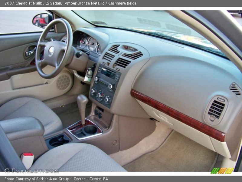 Amber Bronze Metallic / Cashmere Beige 2007 Chevrolet Malibu LS Sedan
