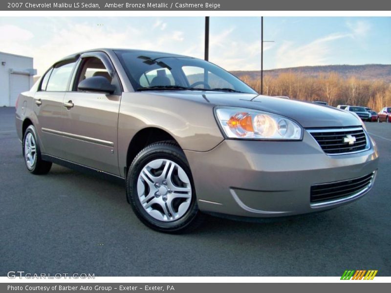 Amber Bronze Metallic / Cashmere Beige 2007 Chevrolet Malibu LS Sedan