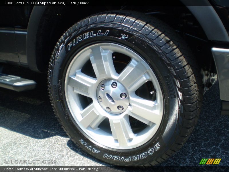 Black / Black 2008 Ford F150 FX4 SuperCab 4x4