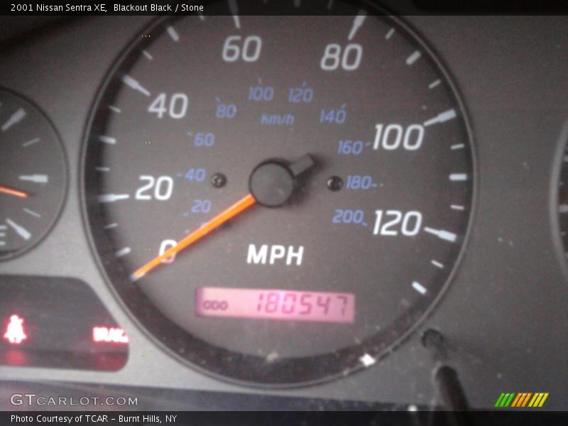 Blackout Black / Stone 2001 Nissan Sentra XE