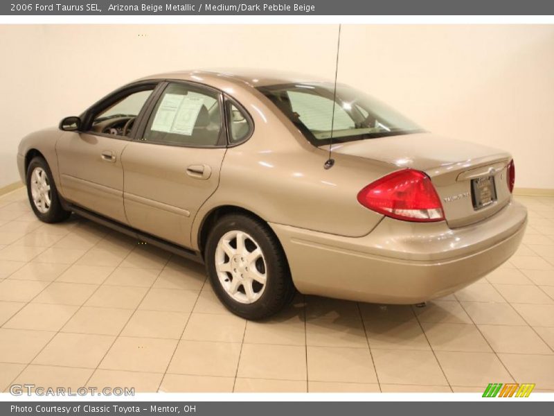 Arizona Beige Metallic / Medium/Dark Pebble Beige 2006 Ford Taurus SEL