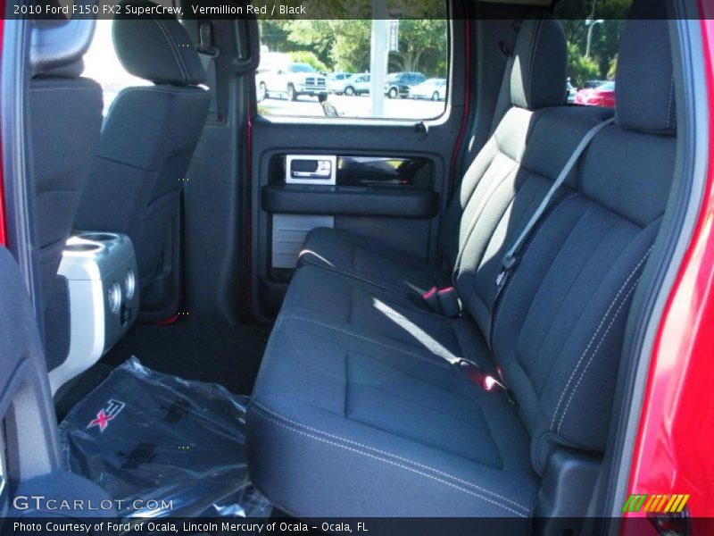 Vermillion Red / Black 2010 Ford F150 FX2 SuperCrew