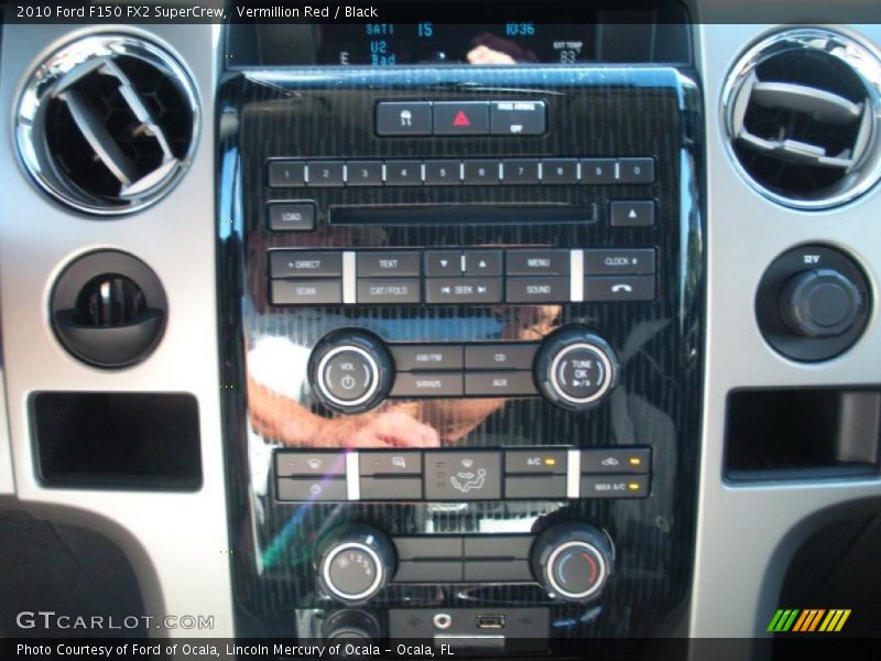 Vermillion Red / Black 2010 Ford F150 FX2 SuperCrew