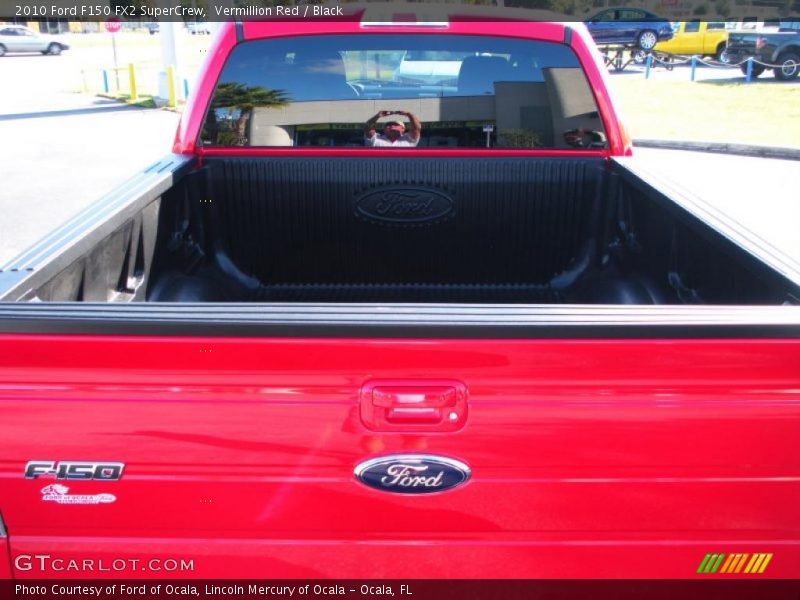 Vermillion Red / Black 2010 Ford F150 FX2 SuperCrew