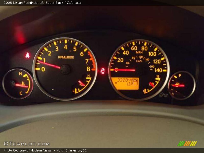 Super Black / Cafe Latte 2008 Nissan Pathfinder LE