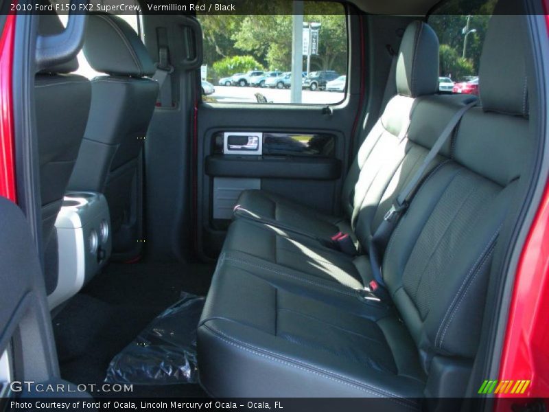 Vermillion Red / Black 2010 Ford F150 FX2 SuperCrew