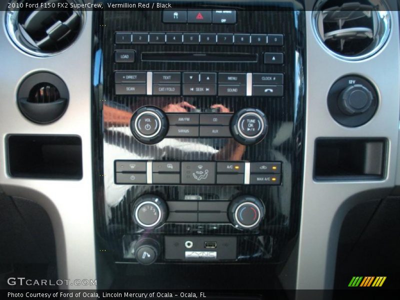 Vermillion Red / Black 2010 Ford F150 FX2 SuperCrew