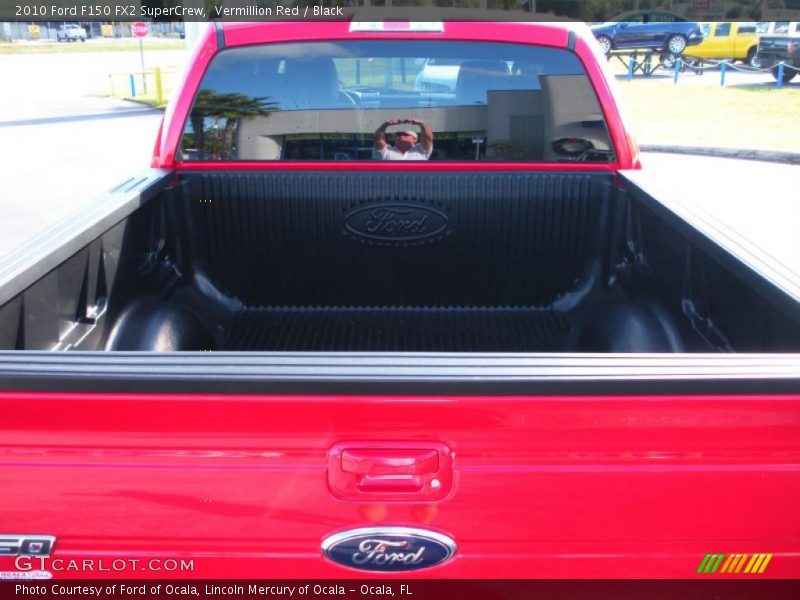 Vermillion Red / Black 2010 Ford F150 FX2 SuperCrew