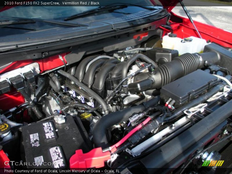 Vermillion Red / Black 2010 Ford F150 FX2 SuperCrew