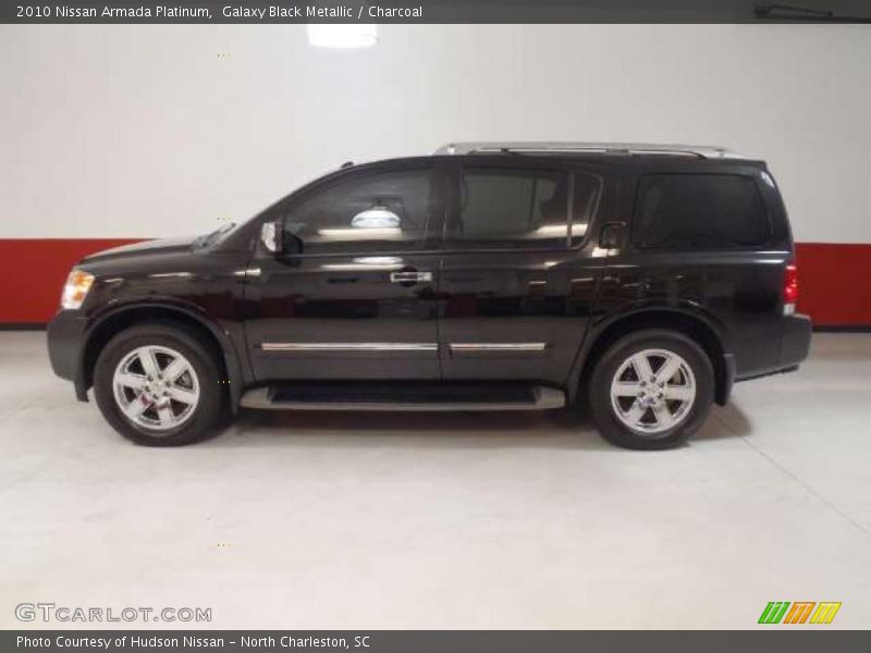 Galaxy Black Metallic / Charcoal 2010 Nissan Armada Platinum