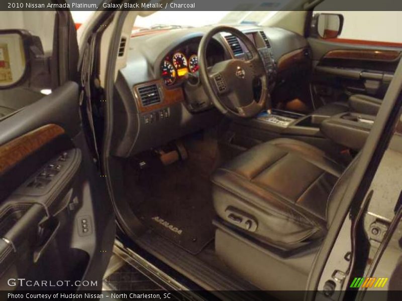 Galaxy Black Metallic / Charcoal 2010 Nissan Armada Platinum