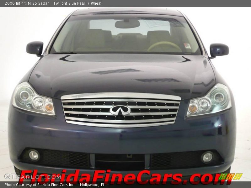 Twilight Blue Pearl / Wheat 2006 Infiniti M 35 Sedan