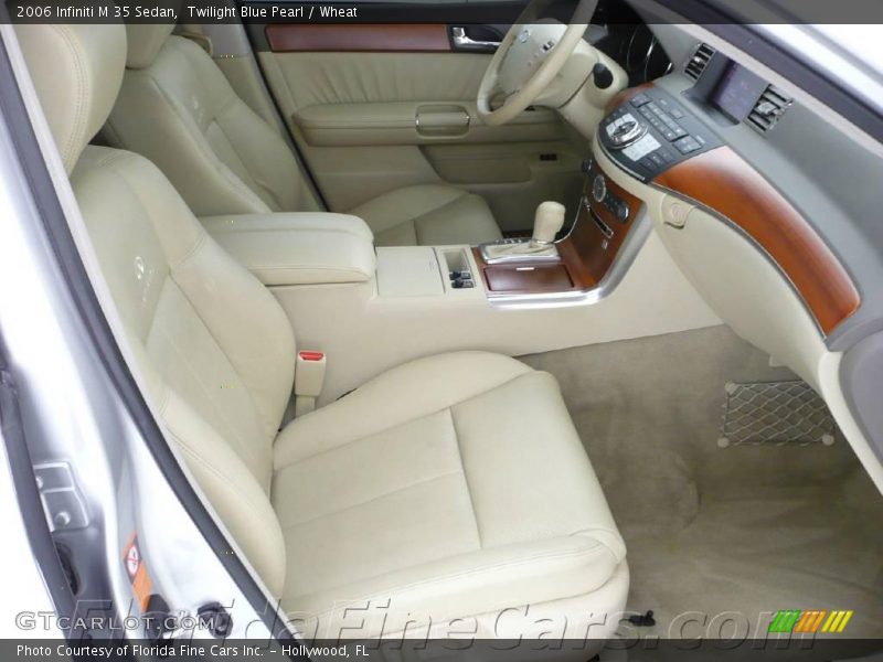 Twilight Blue Pearl / Wheat 2006 Infiniti M 35 Sedan