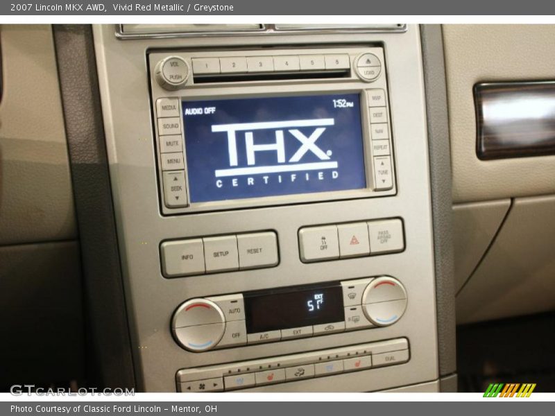 Vivid Red Metallic / Greystone 2007 Lincoln MKX AWD