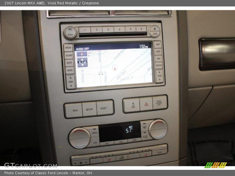 Vivid Red Metallic / Greystone 2007 Lincoln MKX AWD